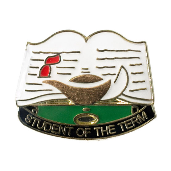 student of the term medical lapel pin