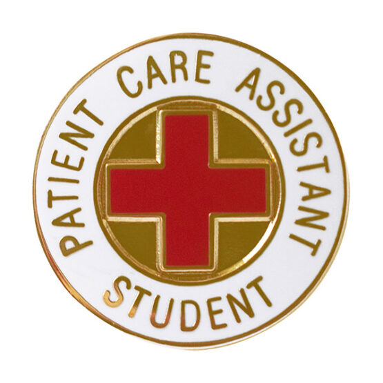 patient care assistant student lapel pin