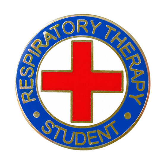 respiratory therapy student lapel pin