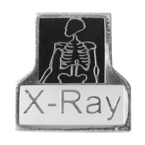 x-ray lapel pin