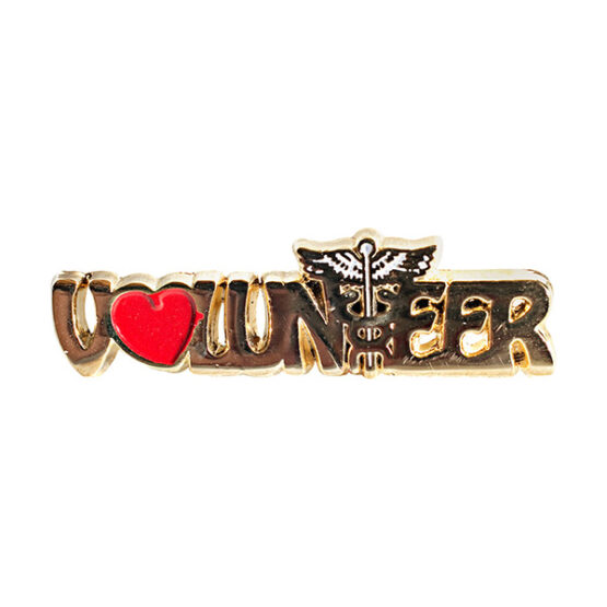 medical volunteer lapel pin