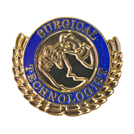 surgical technologist lapel pin