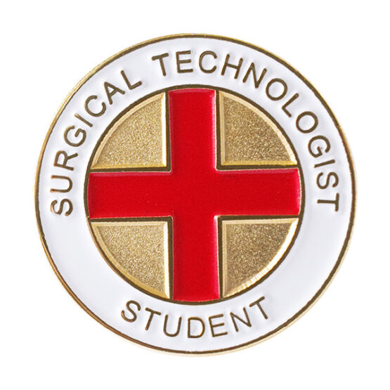 medical technology student lapel pin