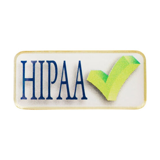 HIPAA lapel pin