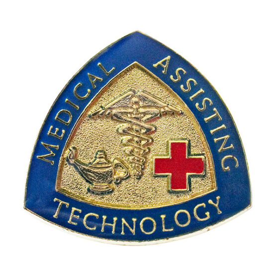 medical assisting technology lapel pin